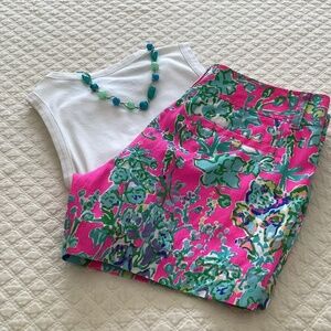 Lilly Pulitzer Callahan Pop Pink Southen Charm Shorts